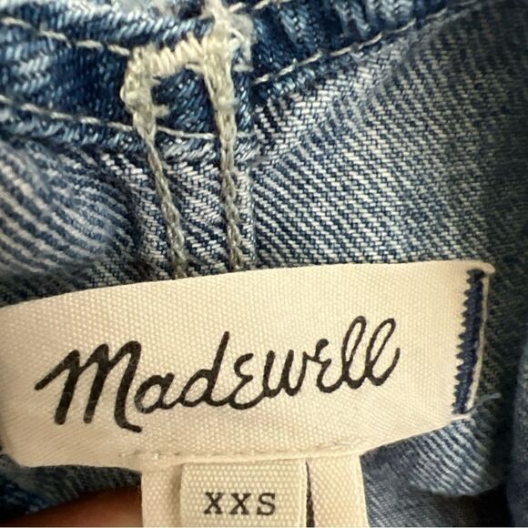 Madewell Adirondack Short Raw Hem Overall - Picture 3 of 5